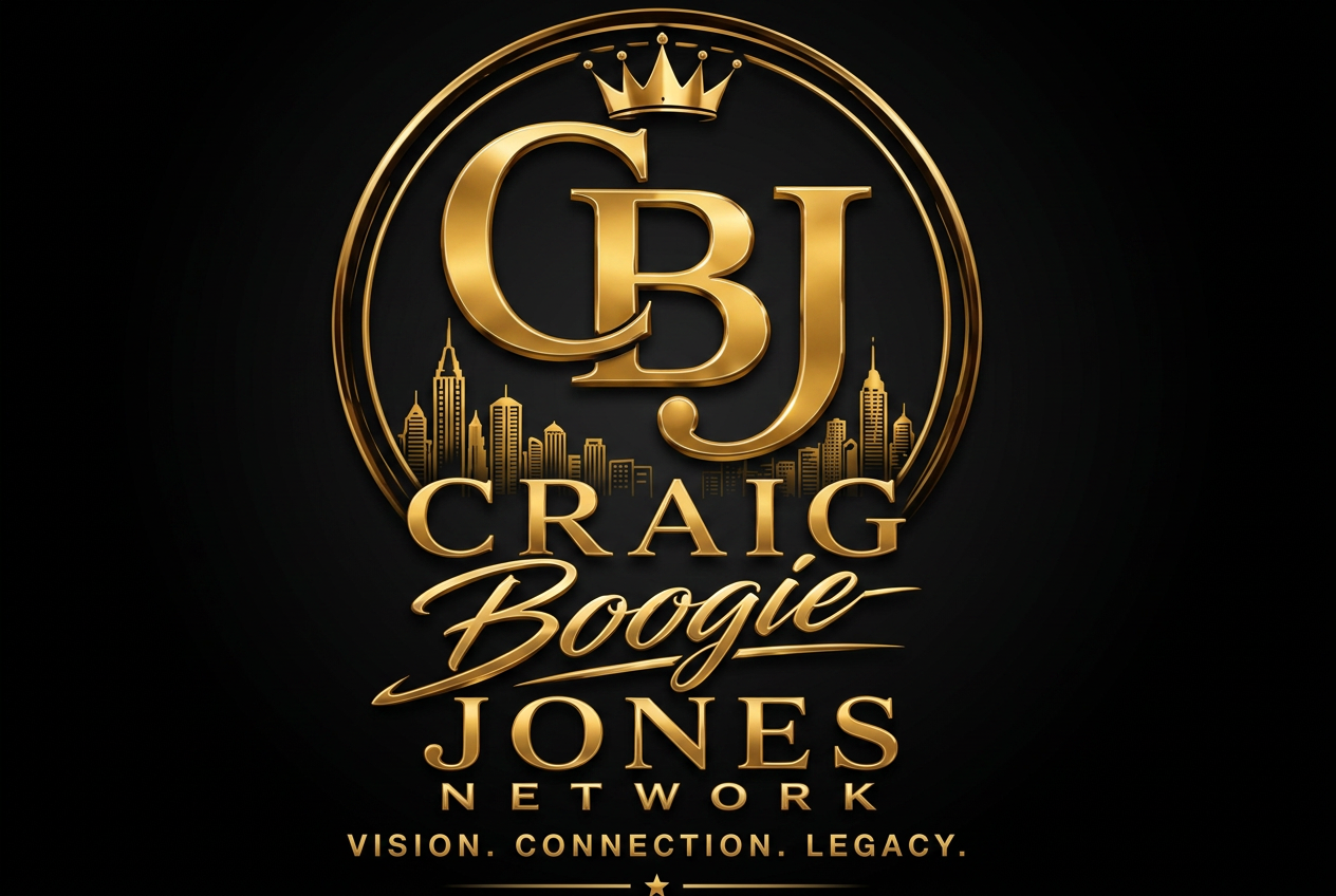 Craig Boogie Jones Network — CBJ logo with crown and skyline